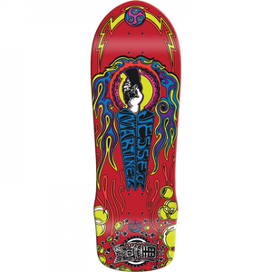 Santa Monica Airlines artinez Hand Shake Ltd 10X30" Red Dip Skateboard Deck - Longboards USA