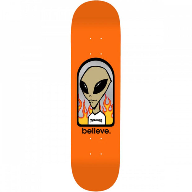 Alien Workshop Believe Thrasher 8.0" Skateboard Deck - Longboards USA