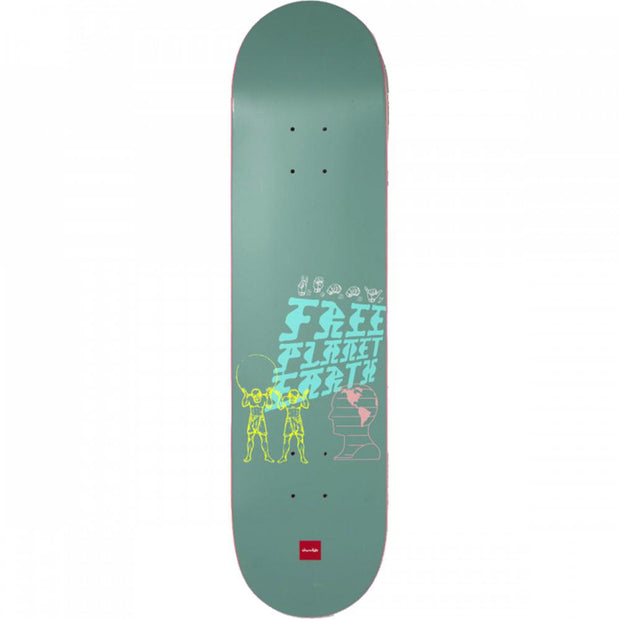 Chocolate Anderson Free Planet Earth 8.0" Skateboard Deck - Longboards USA
