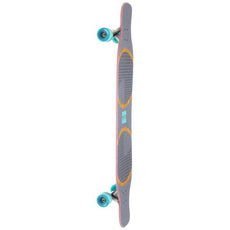 Dusters Wanderlust 47″ Teal/Purple Dancing Longboard - Longboards USA