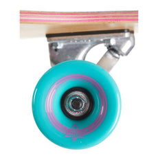 Dusters Wanderlust 47″ Teal/Purple Dancing Longboard - Longboards USA