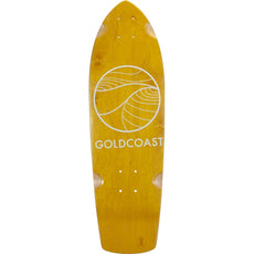Goldcoast Classic Golden 28" Cruiser Longboard Deck - Longboards USA