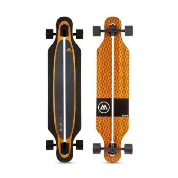 Magneto Slot Machine 40" Bamboo Fiberglass Drop-Though Longboard - Longboards USA
