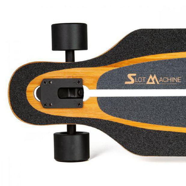 Magneto Slot Machine 40" Bamboo Fiberglass Drop-Though Longboard - Longboards USA