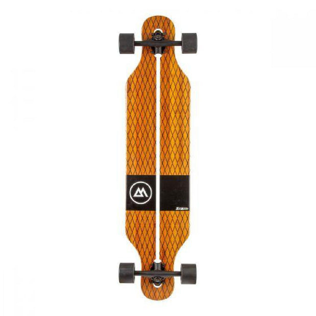 Magneto Slot Machine 40" Bamboo Fiberglass Drop-Though Longboard - Longboards USA