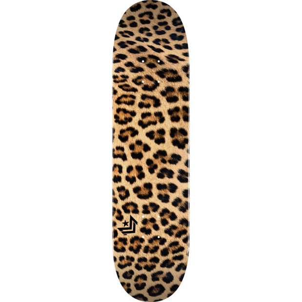 Mini Logo Leopard Fur 7.75" Skateboard Deck - Longboards USA