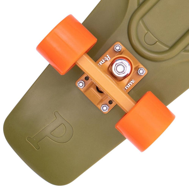 Original Penny Burnt Olive 27" Skateboard - Longboards USA