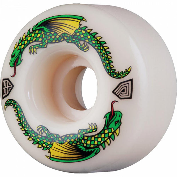 Powell Peralta Dragon Formula 55mm Off White Wheels - Longboards USA