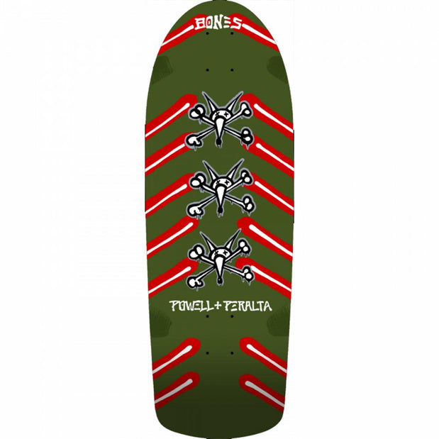 Powell Peralta Rat Bones 30" Olive Cruiser Deck - Longboards USA