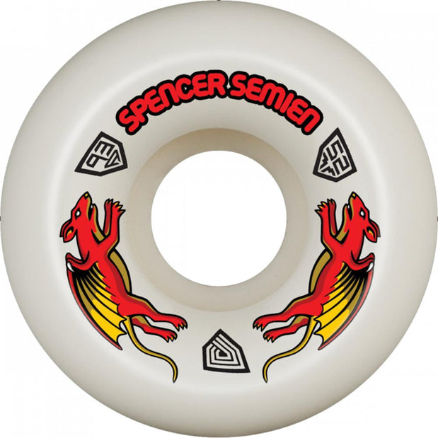 Powell Peralta Semien Nano Rat 30mm 93A Off-White Wheels - Longboards USA