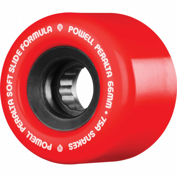 Powell Peralta Snakes 66mm Red Skateboard Wheels - Longboards USA