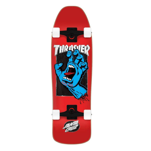 Santa Cruz X Thrasher Screaming Hand Cruzer 9.35″ Shaped Cruiser - Longboards USA