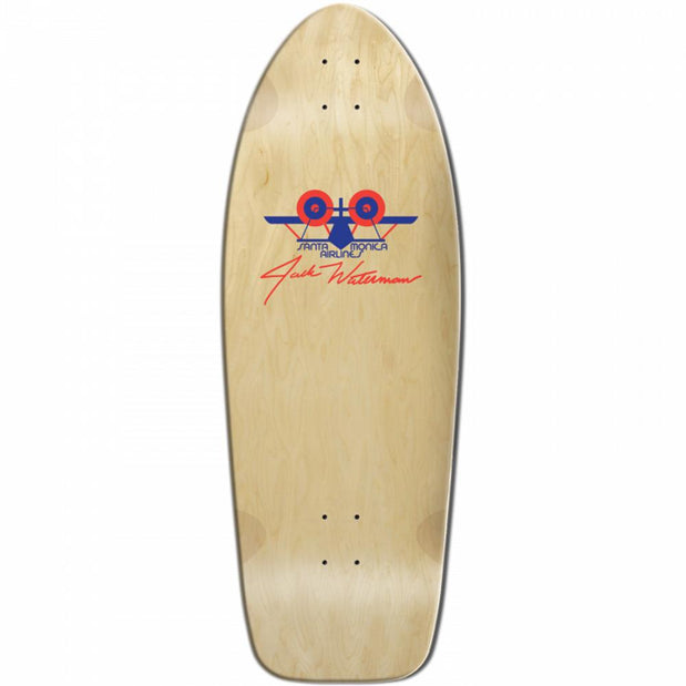 Santa Monica Airlines Jack Waterman 11" Natural Skateboard Deck - Longboards USA