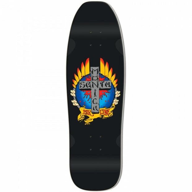 Santa Monica Airlines Stigmata 9.5" Black Skateboard Deck - Longboards USA
