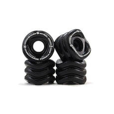 Shark Wheel Recharge Black 80mm/78A Longboard Wheels - Set of 4 - Longboards USA