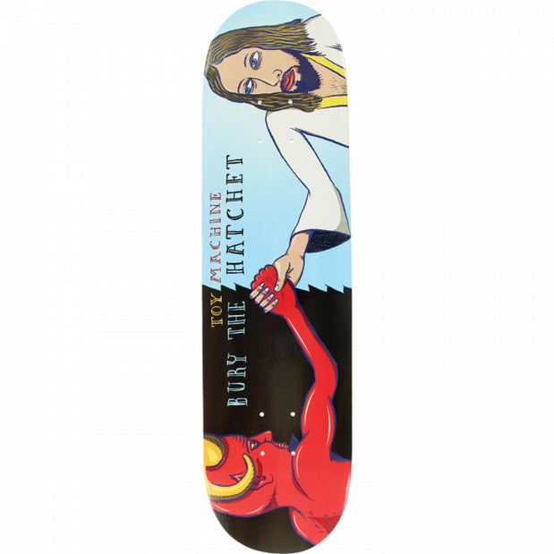 Toy Machine Bury The Hatchet 8.0" Skateboard Deck - Longboards USA