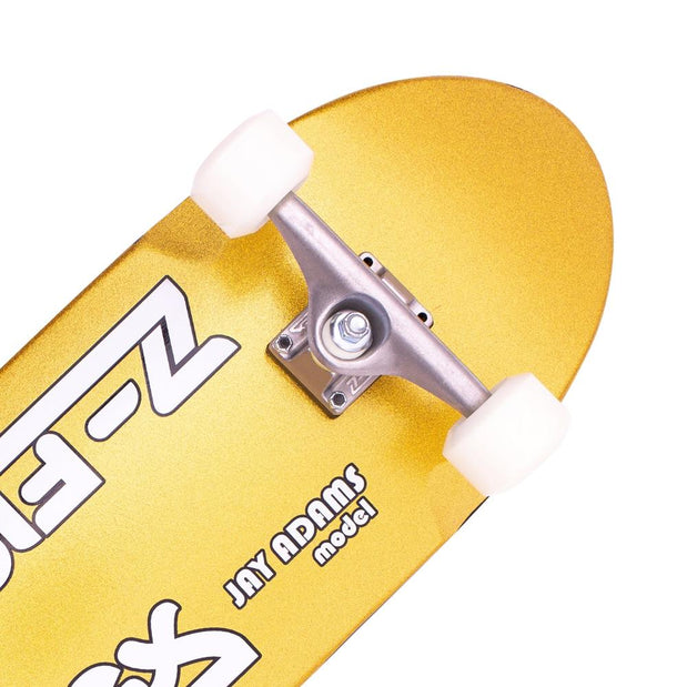 Z-Flex Metal Flake Pool Gold 9.5" Skateboard - Longboards USA