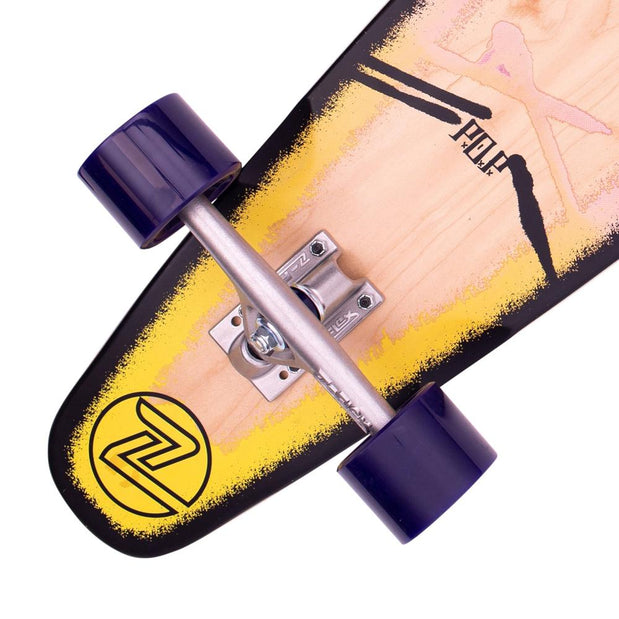 Z-Flex P.O.P Purple Fade 39" Kicktail Longboard - Longboards USA