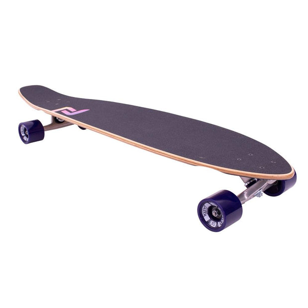 Z-Flex P.O.P Purple Fade 39" Kicktail Longboard - Longboards USA