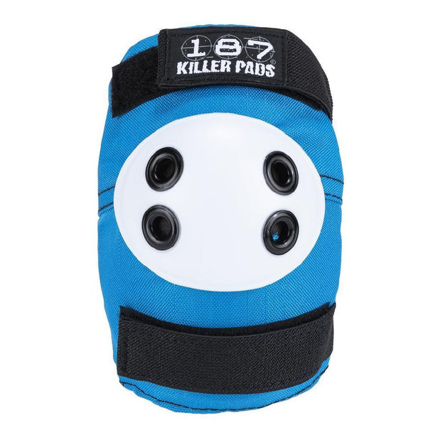187 Killer Pads Combo Pack Knee/Elbow Pad XS Red/White/Blue Skateboard Set - Longboards USA