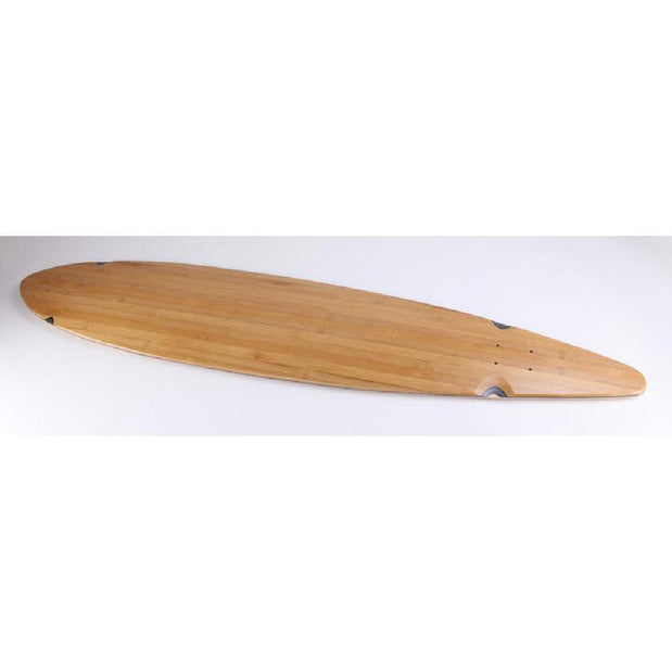 44" x 10" blank Bamboo Pintail Longboard Deck - Longboards USA