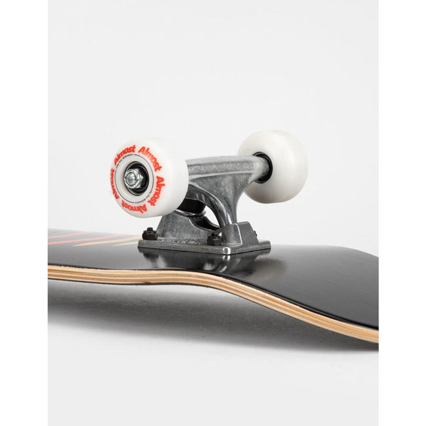 Almost Reflex Black First Push Softwheels 7.0" Complete Skateboard - Longboards USA