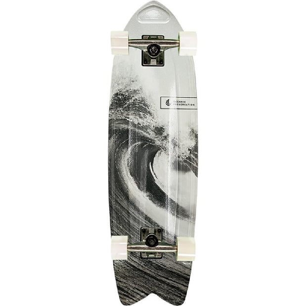 Aluminati Oceanic Fishtail Cruiser 28" Skateboard - Longboards USA