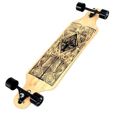 Atom Bamboo Tiki Drop-Through Longboard - 40 Inch - Longboards USA