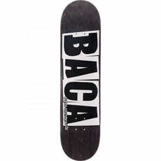 Baker Baca Logo Grey 8.0" Skateboard Deck - Longboards USA