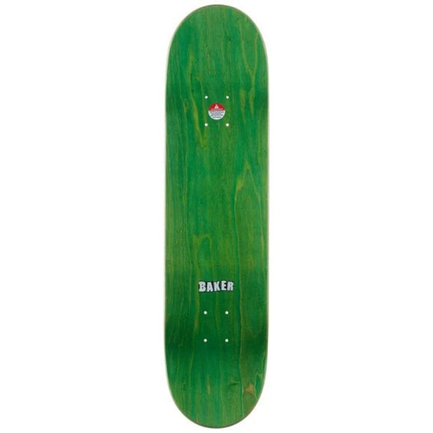 Baker Baca Logo Grey 8.0" Skateboard Deck - Longboards USA