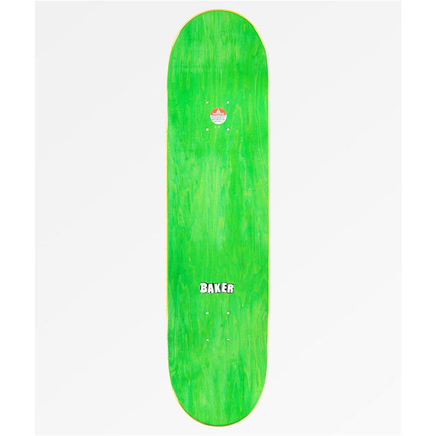 Baker Brand Logo Red/White 8.0" Skateboard Deck - Longboards USA