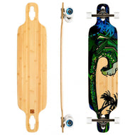 Bamboo Green Giant Twin Tip Drop Through 40" Longboard - Longboards USA