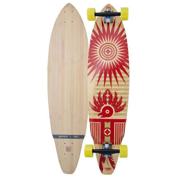 Bamboo Maya 38 Square Tail Quetzel Longboard (East) - Complete - Longboards USA