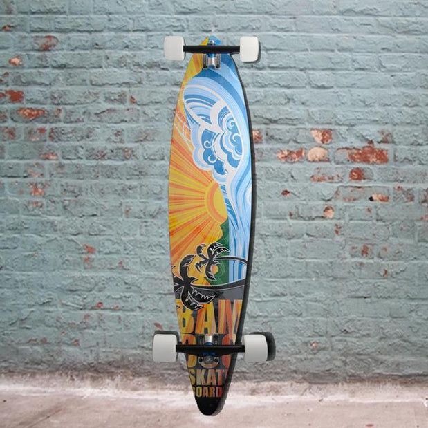 Bamboo Nirvana Pintail 44" Bamboo Longboard - Longboards USA