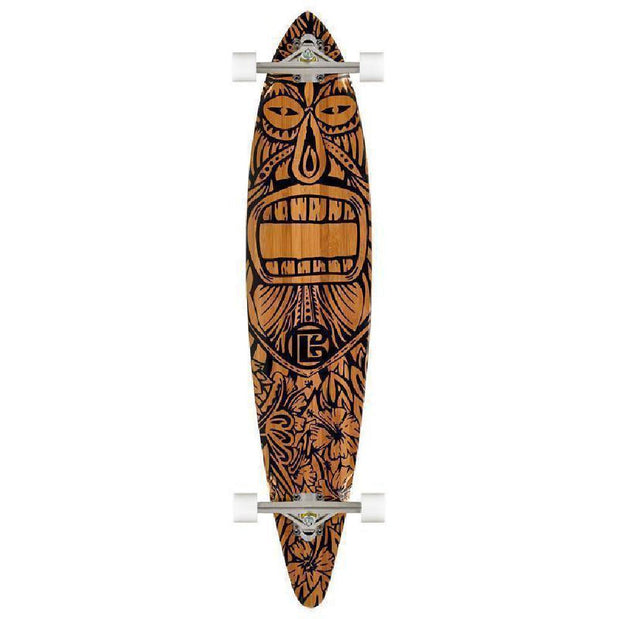 Bamboo Pintail Tiki Man 44" Longboard - Longboards USA