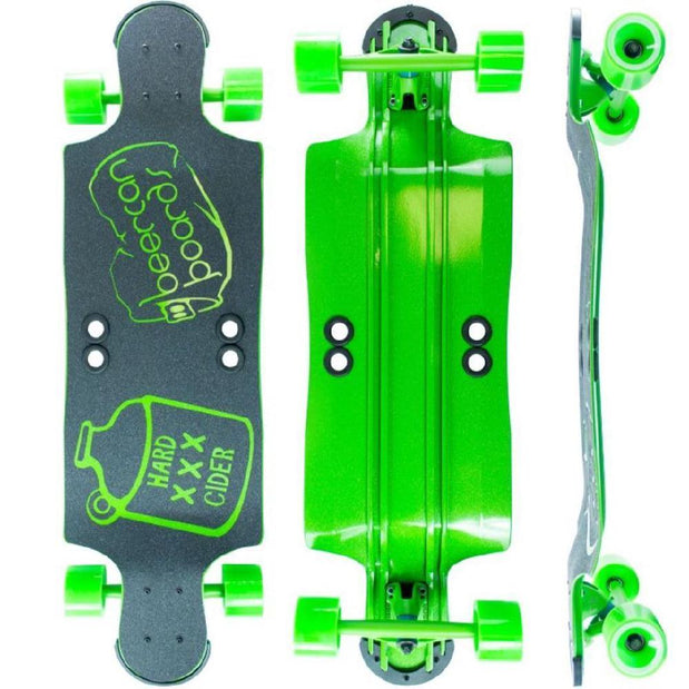 Beercan Green 35" Hard Cider Longboard - Longboards USA