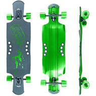 Beercan Green 40" Kegger Drop Through Longboard - Longboards USA