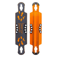 Beercan Orange 38" Hoke Drop Through Deck - Longboards USA