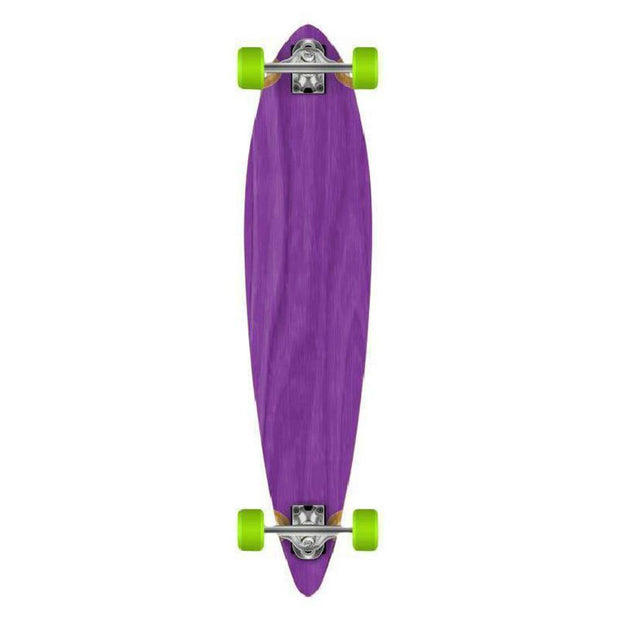 Best Purple Pintail Longboard 40 inch from Punked - Complete - Longboards USA