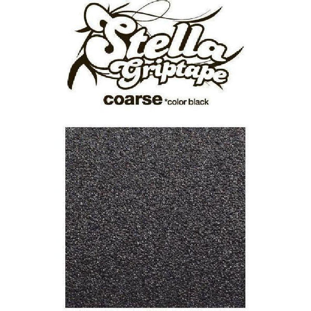 Black Stella Coarse Longboard Skateboard Griptape Per Foot - Longboards USA