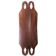 Blank 40" Drop Through Walnut Longboard - Longboards USA