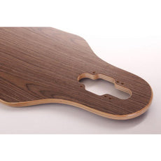 Blank 40" Drop Through Walnut Longboard - Longboards USA
