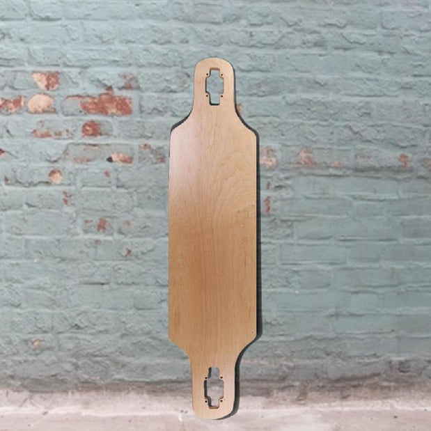 Blank Drop Through Natural 39 inches Longboard Deck - Longboards USA