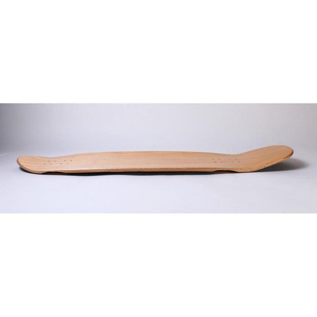 Blank Kicktail Topmount Dark Walnut 35" Longboard Deck - Longboards USA