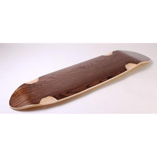Blank Kicktail Topmount Dark Walnut 35" Longboard Deck - Longboards USA