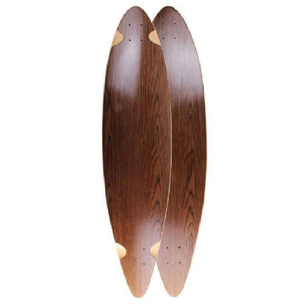 Blank Pintail Dark Walnut 40" Longboard Complete - Longboards USA