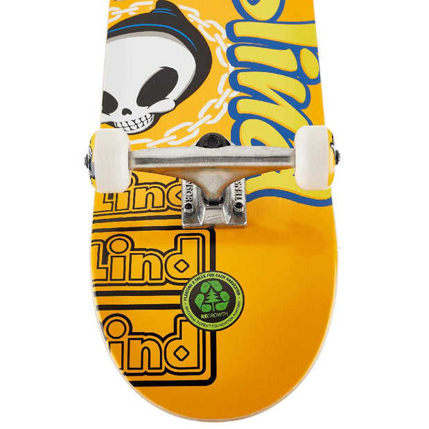 Blind Tantrum Orange 8.0" Complete Skateboard - Longboards USA