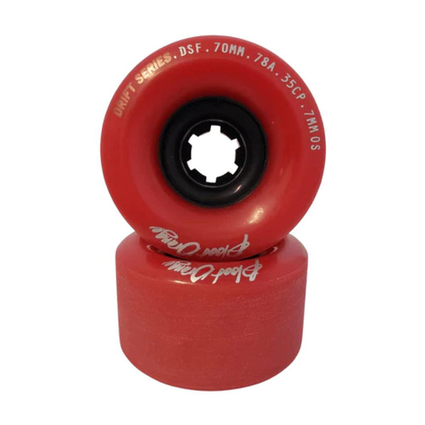 Blood Orange Drift Series Oxblood 70mm/78A Longboard Wheels - Longboards USA