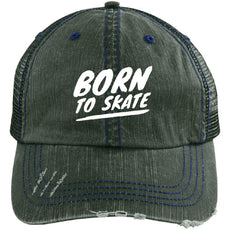 Born to Skate Distressed Cap - Longboards USA