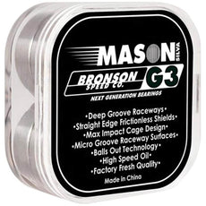 Bronson G3 Mason Silva Skateboard Longboard Bearings - Longboards USA